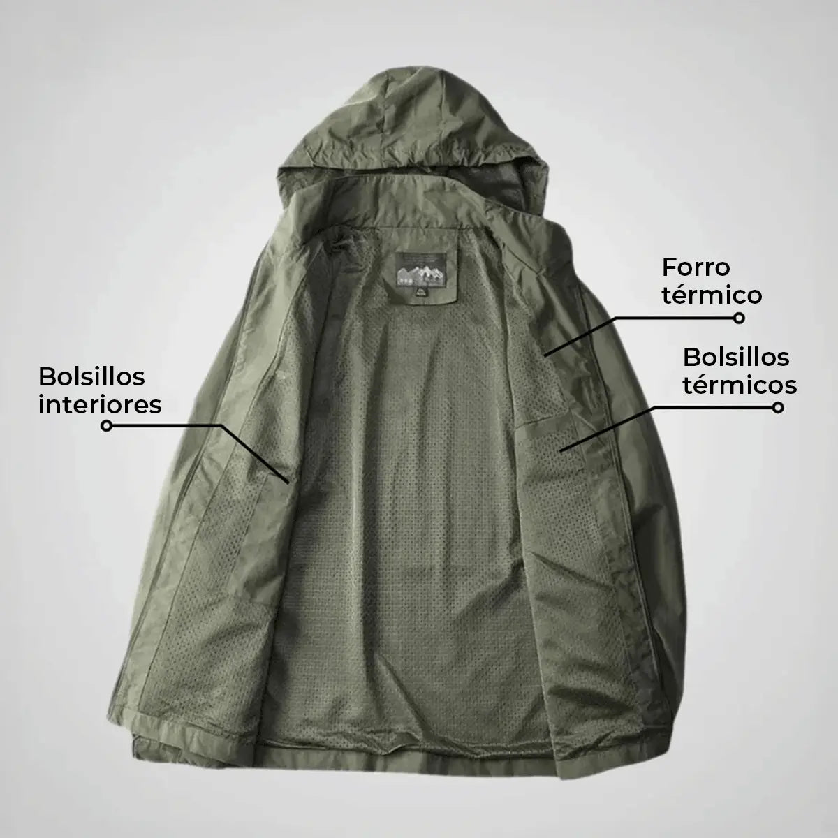 Chaqueta Táctica Militar Island® (+ llavero con linterna gratis)